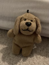 Cute Small Plush Dog Keyring