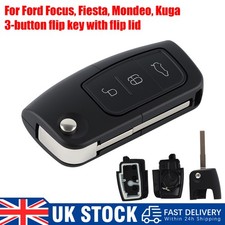 3 Button Shell Flip Key Fob