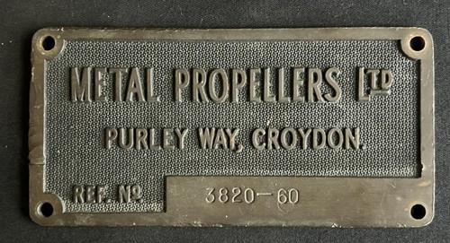 Metal propellers croydon - metal,
