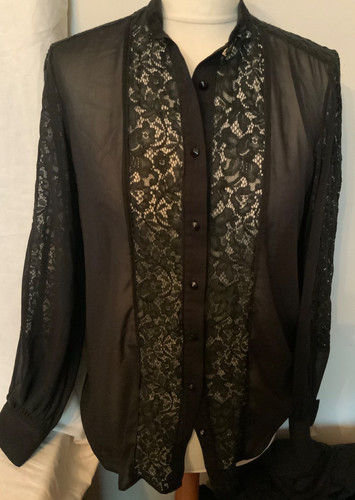 Vintage steampunk blouse size - vintage,
