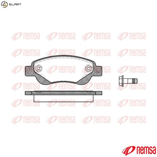 Brake pad set - pad, disc