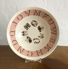 Wedgwood Pink Alphabet Bowl -