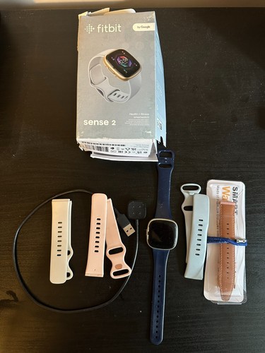 Fitbit sense blue - blue, mist