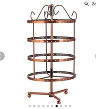 4-Tier Large Rotating Revolving Earring Jewellery Displays Rack Stand Hanger