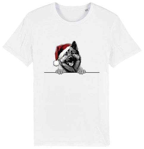 Norwegian elkhound christmas - elkhound,