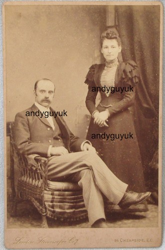 Cabinet card lady man named - cabinet,