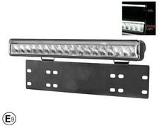 15'' HQ PRO E9 4800lm Led Light Bar & DRL + 14" Number Plate Bracket car van 4x4