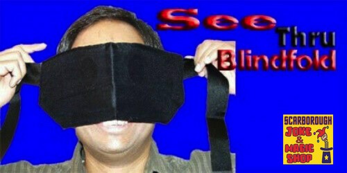 See through blindfold - see,