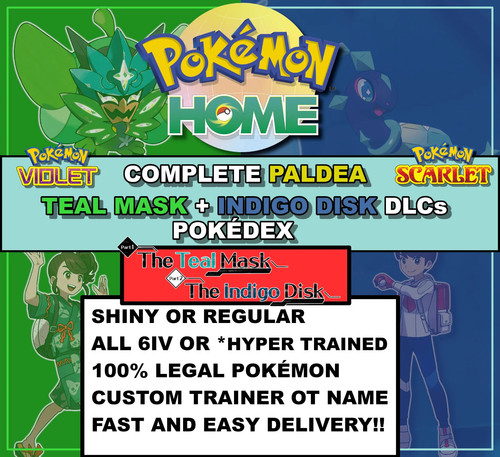Complete pokedex paldea - s/v, +