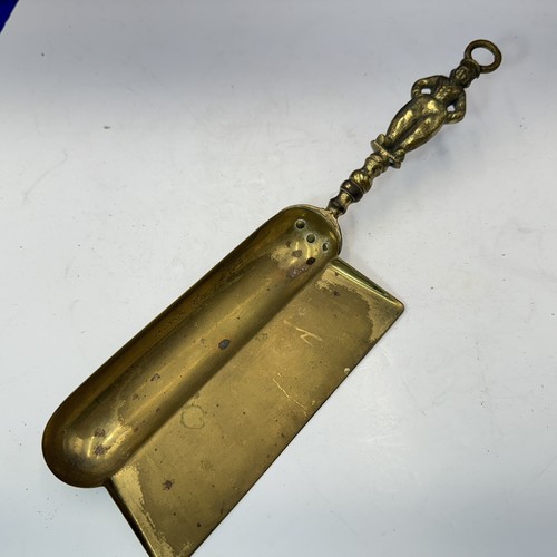 Brass crumb brush - brass,
