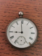 1877 Chester Sterling Silver Waltham Pocket Watch for Repair / Parts #P40