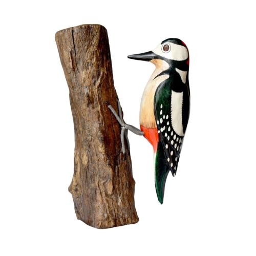Spotted woodpecker tree - woodpecker,