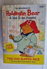 The Adventures Of Paddington Bear - A Visit To The Hospital 2 DVD Set Good 