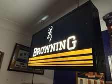 Browning Gun shop Sign. Man Cave Collectible