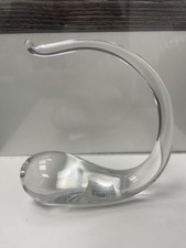 Heavy Clear Glass Paperweight