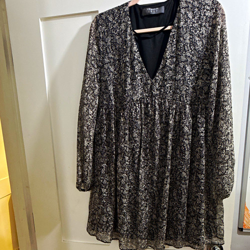 Primark black white - &, floral