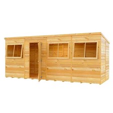 16x6 Shiplap Pent Shed Wooden