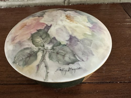 Hand painted and - hand, signed