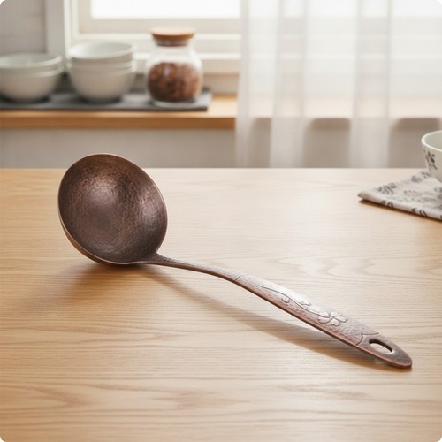 Copper kitchen utensil - utensil, retro
