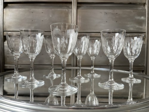 Baccarat blown crystal foot - blown,