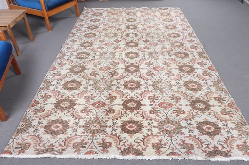 Turkish vintage rug 8x9 - turkish, ft
