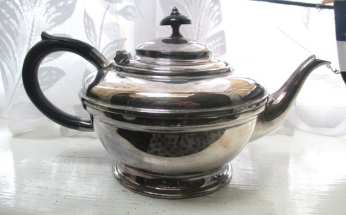 Teapot silver plate 1930 t - teapot,