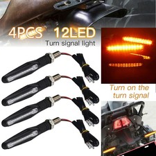 4x Turn Signal Light Indicator Lens Cover fit for Suzuki Kawasaki Dyna Sportster