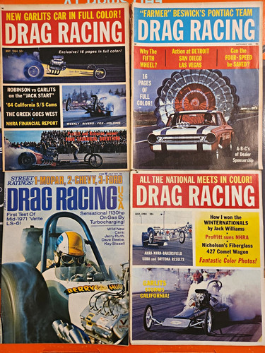 Vintage lot 1964 drag - lot, (4)