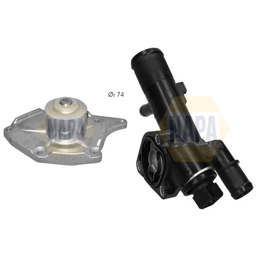 Napa water pump - napa, thermostat