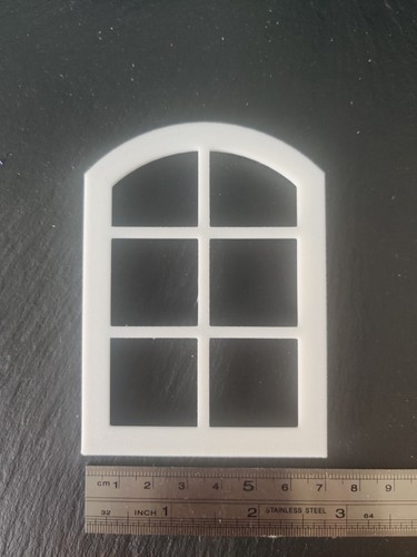 Arched window frame dolls - window, frame,