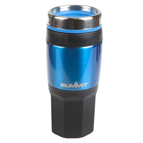 Blue 400ml travel mug - blue,