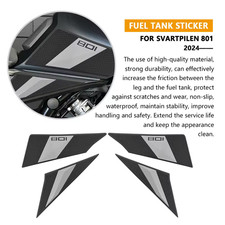 Motorcycle Tank Pad Protector Decal Knee Grip Fuel Sticker for SVARTPILEN 801 24