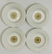 Set of 4 Enoch Wedgwood Side Plates Gold Medallion 6" Vintage England – Crazi