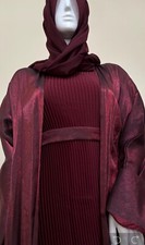 Red Abaya set Dubai Eid