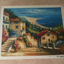  Hand painted oil on canvas