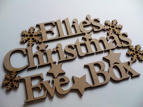 Personalised wooden mdf xmas - personalised,