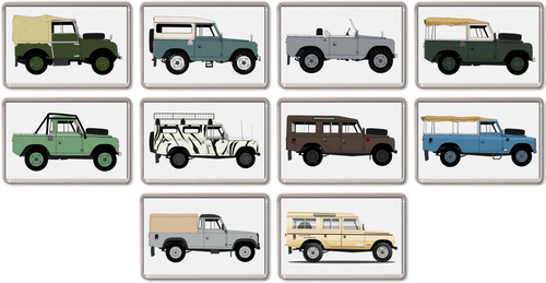Fridge magnet land rover - -,