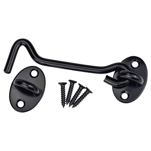 Cabin hook and - latch, lock