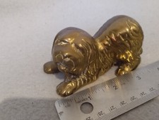 Vintage Solid Brass Dog/Puppy