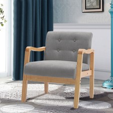 Wooden Frame Armchair Living