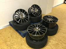 20" Mercedes AMG Turbine Style Black Pol wheels & 245/275 tyres e-class c-class