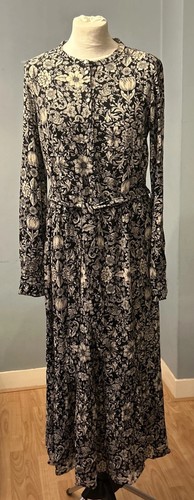 Noa black floral - noa, midi