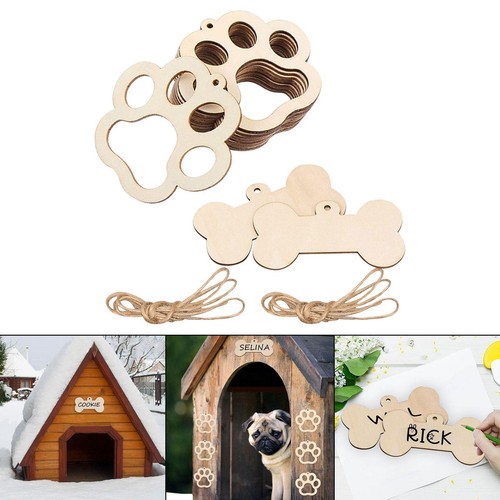 Pieces paw shaped wooden - 22,