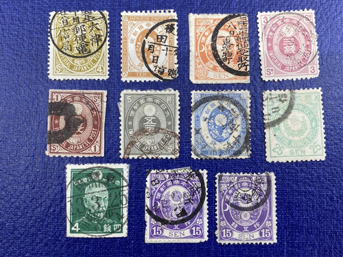 Japan stamps 1872 1892 - stamps, used