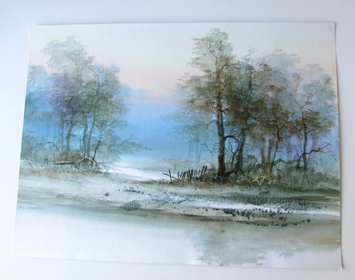 Winter glade original - winter,