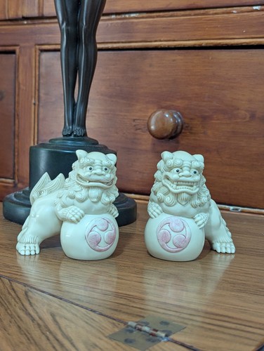 Pair vintage chinese - of, foo