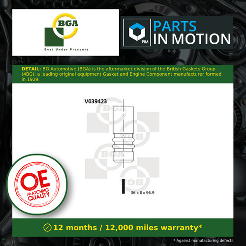 Inlet valve fits volvo v70 - fits,