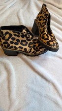 Topshop Leopard Print Faux