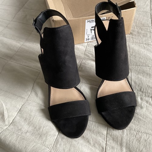 Zara black sandals eu 39 - sandals, 6/eu