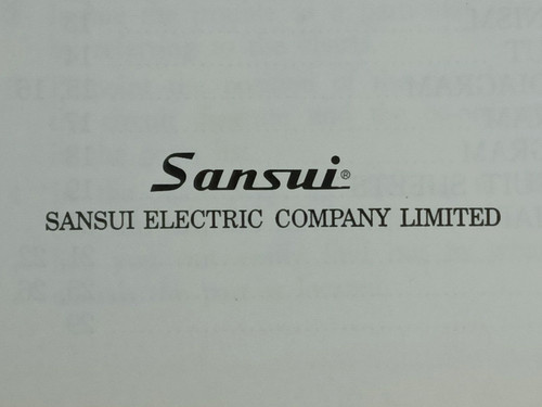 Sansui 222 323 - sansui, sr-222